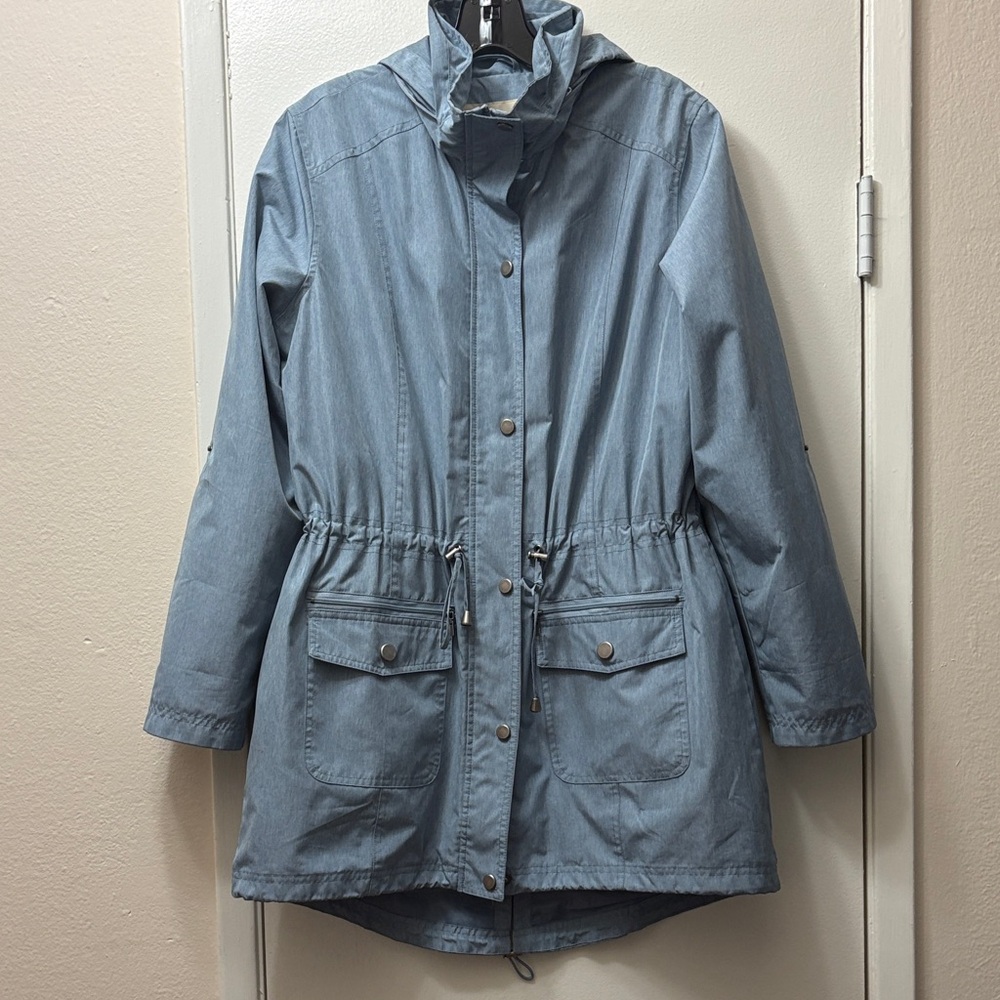 Women's Blue Rain Jacket